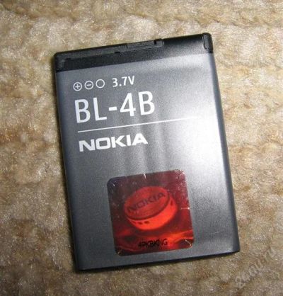Лот: 1377186. Фото: 1. nokia BL-4B батарея оригинал. Другое (запчасти, оборудование)