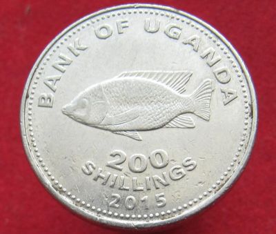 Лот: 15274443. Фото: 1. Уганда 200 шиллингов, 2015г. Остальные страны