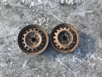 Лот: 13459137. Фото: 1. Пара Штамповки r13 4x100 центр... Диски