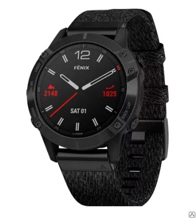 Лот: 15892809. Фото: 1. Часы Garmin Fenix 6 Sapphire DLC... Смарт-часы, фитнес-браслеты, аксессуары