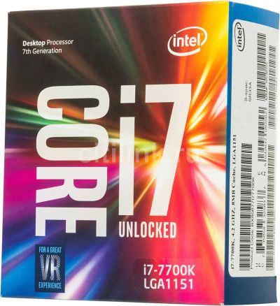 Лот: 10901775. Фото: 1. Процессор Intel Core i7-7700k. Процессоры