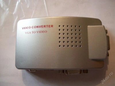 Лот: 2769848. Фото: 1. видеоконвертер VGA to VIDEO. Шлейфы, кабели, переходники