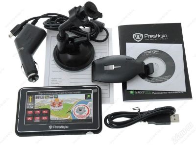 Лот: 1946111. Фото: 1. Prestigio GeoVision 4250BT. GPS-навигаторы
