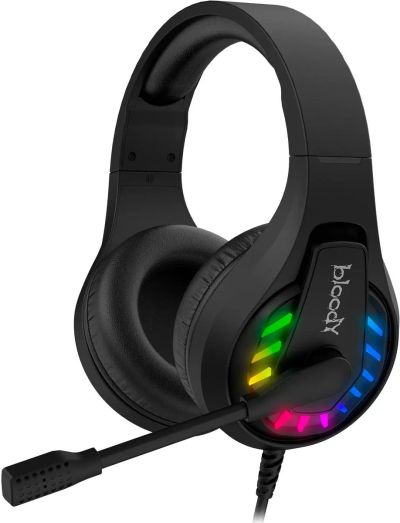 Лот: 25013883. Фото: 1. Игровая гарнитура A4Tech Bloody... Акустические системы