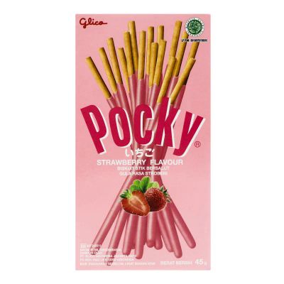 Лот: 20531880. Фото: 1. Палочки бисквитные Pocky Strawberry... Другое (кондитерские изделия, конфеты)