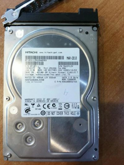 Лот: 7187105. Фото: 1. Жесткий диск HGST Deskstar 7K2000... Жёсткие диски (HDD)