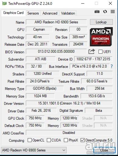 Видеокарта PowerColor Radeon HD 6930 1gb Читаем Описание — Купить.