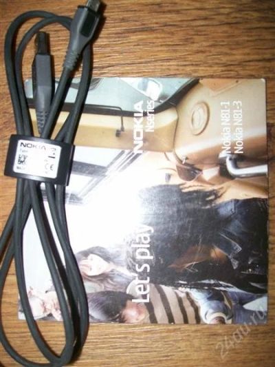 Лот: 819674. Фото: 1. USB кабель для ПК от Nokia N-81... Дата-кабели, переходники