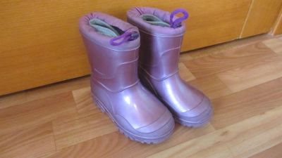 Лот: 3790729. Фото: 1. Сапоги резиновые с теплым вытаскивающимся... Сапоги