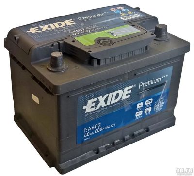 Лот: 10192958. Фото: 1. Аккумулятор EXIDE Premium EA602... Аккумуляторы