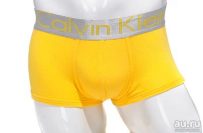 Лот: 9725748. Фото: 1. Трусы Calvin Klein мужские (желтый... Нижнее бельё, плавки, шорты для плавания