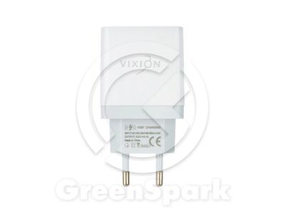 Лот: 14756638. Фото: 1. СЗУ VIXION L12i (2-USB/3.1A... Зарядные устройства, блоки питания, адаптеры сетевые для смартфонов