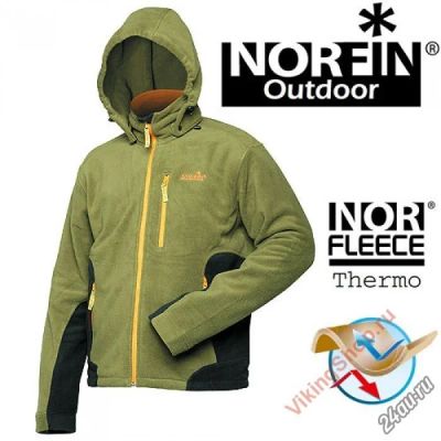 Лот: 10770730. Фото: 1. Куртка флисовая Norfin Outdoor... Свитеры, толстовки, худи