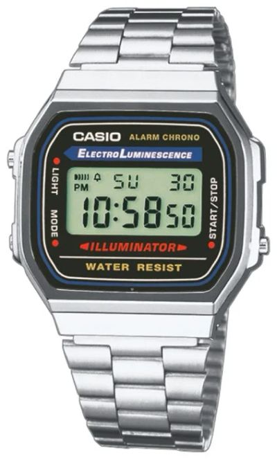 Лот: 8594285. Фото: 1. CASIO A-168WA-1 в наличии! Оригинальные... Оригинальные наручные часы