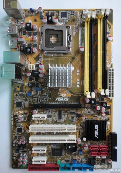 Лот: 17504741. Фото: 1. Материнская плата ASUS P5K SE... Материнские платы