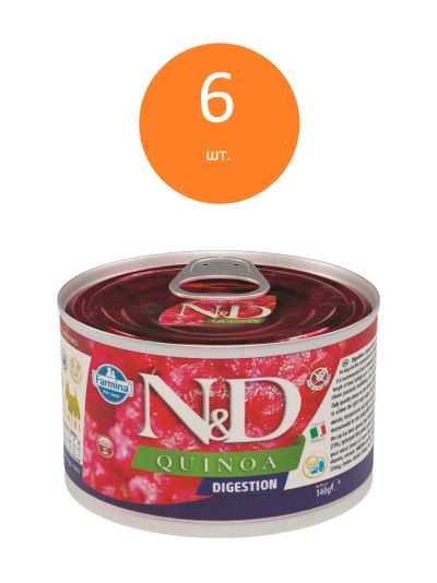 Лот: 24830251. Фото: 1. Farmina N&D Dog Quinoa Wet Food... Корма