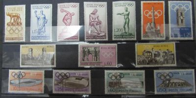 Лот: 11399717. Фото: 1. Италия 1960 Летние Олимпийские... Марки