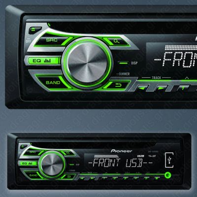 Лот: 3063593. Фото: 1. магнитола Pioneer-1500UBG. Музыкальные центры, магнитолы