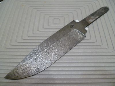 Лот: 5156086. Фото: 1. Клинок "Олень 1". Дамаск. Ножи, топоры