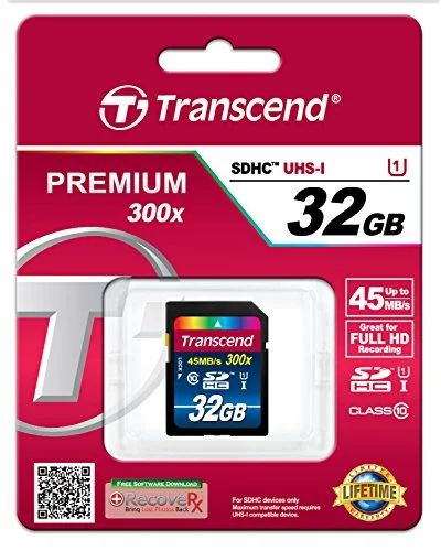 Лот: 3772489. Фото: 1. Карта памяти SD HC 32 ГБ Transcend... Карты памяти