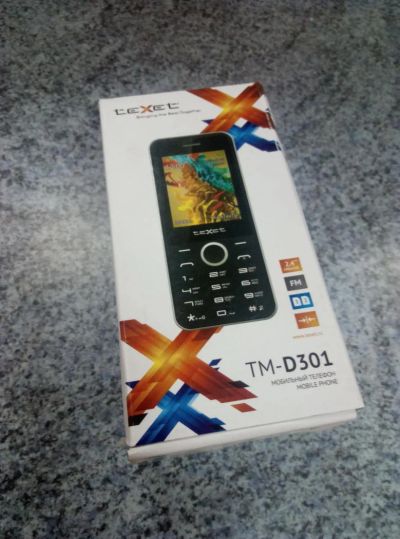 Лот: 8378899. Фото: 1. Телефон Texet tm-d301. Кнопочные мобильные телефоны