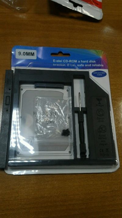 Лот: 7732367. Фото: 1. HDD Caddy 9mm 2.5" SATA 3.0 SSD... Корзины, шасси