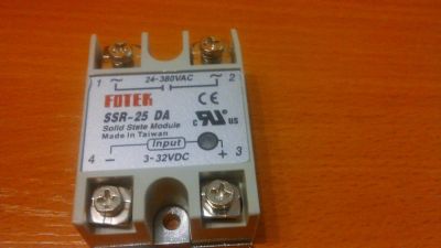 Лот: 7049944. Фото: 1. твердотельное реле fotek ssr-25... Реле, тумблеры, переключатели