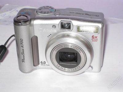 Лот: 39896. Фото: 1. Фотоаппарат цифровой (Canon A... Цифровые компактные