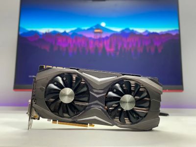 Лот: 20566060. Фото: 1. Видеокарта Zotac GeForce GTX 1080... Видеокарты