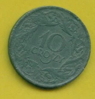 Лот: 9617668. Фото: 1. Польша 10 грошей,20 грошей 1923... Европа