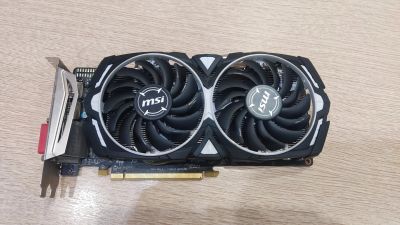 Лот: 19613407. Фото: 1. MSI AMD Radeon RX 470 ARMOR 4G. Видеокарты