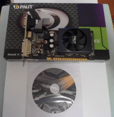 Лот: 3259763. Фото: 1. Видеокарта PCI-E Palit GeForce... Видеокарты