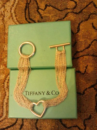 Лот: 4939202. Фото: 1. браслет Tiffany, серебро, в фирменной... Браслеты
