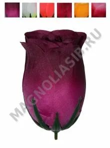Лот: 7596550. Фото: 1. Насадка бутона розы крупной фиолетовый. Искусственные и сувенирные цветы
