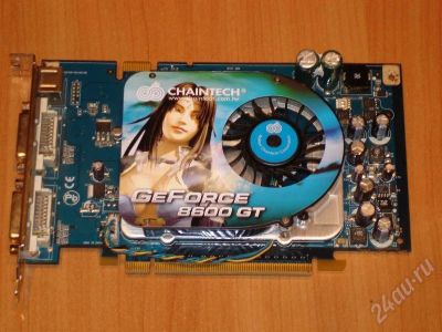 Лот: 323477. Фото: 1. NVidia GeForce 8600GT. Видеокарты