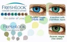 Лот: 10313483. Фото: 1. Контактные линзы FreshLook Dimensions... Контактные линзы