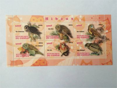 Лот: 7119766. Фото: 1. 2013БЛОК Блок Конго Совы. Марки