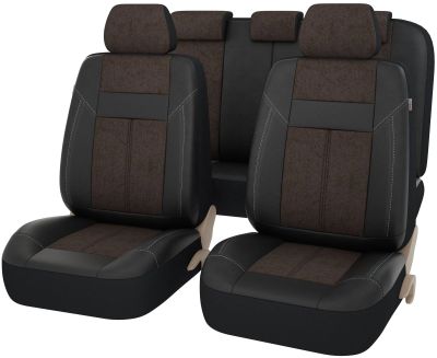Лот: 17386074. Фото: 1. Чехлы PSV Absolute Next (Черный-Коричневый... Чехлы, коврики, оплетки руля
