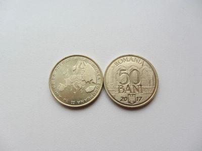 Лот: 10759816. Фото: 1. Румыния 50 бани 2017 " 10 лет... Европа