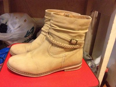 Лот: 4367257. Фото: 1. Ботинки, заберите даром ну или... Ботинки, полуботинки