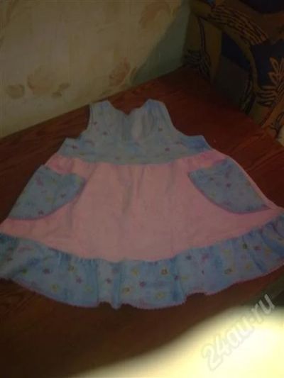 Лот: 422782. Фото: 1. сарафанчик (велюровый). Другое (дети растут)