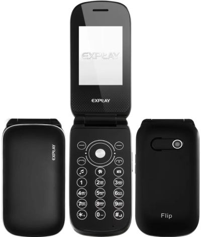Лот: 7862753. Фото: 1. Explay Flip черный. Кнопочные мобильные телефоны