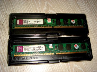 Лот: 13753102. Фото: 1. DDR2 4Gb Kingston (для Intel и... Оперативная память