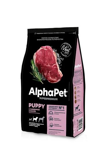 Лот: 19208897. Фото: 1. АльфаПет (AlphaPet) SuperPremium... Корма