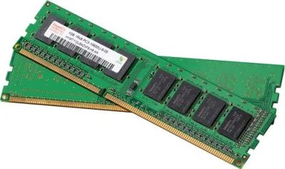 Лот: 3173070. Фото: 1. Две планки DDR3 Hynix 1Gb 1333MHz... Оперативная память