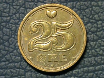 Лот: 3491741. Фото: 1. Дания 25 эре 1997. Европа