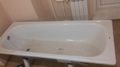 Лот: 8639930. Фото: 1. Ванна стальная 170 белая. Ванны и комплектующие