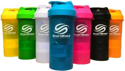 Лот: 9588990. Фото: 1. Шейкер SmartShake v2 NEON 600... Спортивное питание, витамины