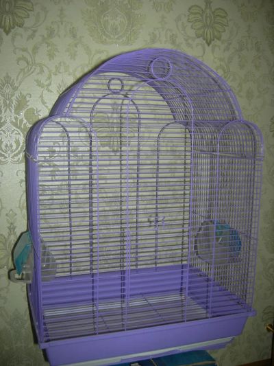 Лот: 6367703. Фото: 1. Клетка для птиц. Домики, переноски, клетки, когтеточки