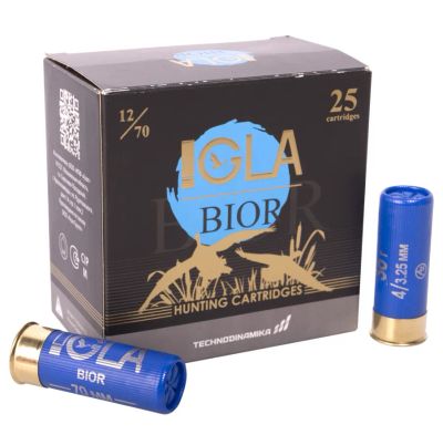 Лот: 25515491. Фото: 1. Патрон 12x70 (IGLA) "IGLA-BIOR... Патроны